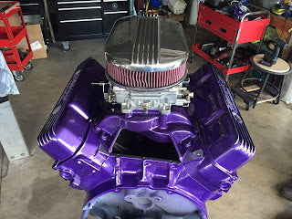 700 HP Mopar engine paint project