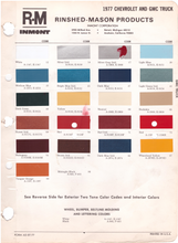 Load image into Gallery viewer, 1970's Chevrolet/GMC Truck Paint Colors