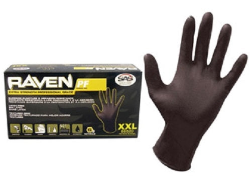 SAS Raven - Black Nitrile Gloves