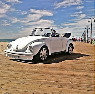 VW Beetle in Viper White