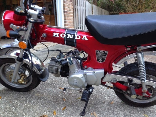 C. Kelly's DIY CT70 Mini Trail replica