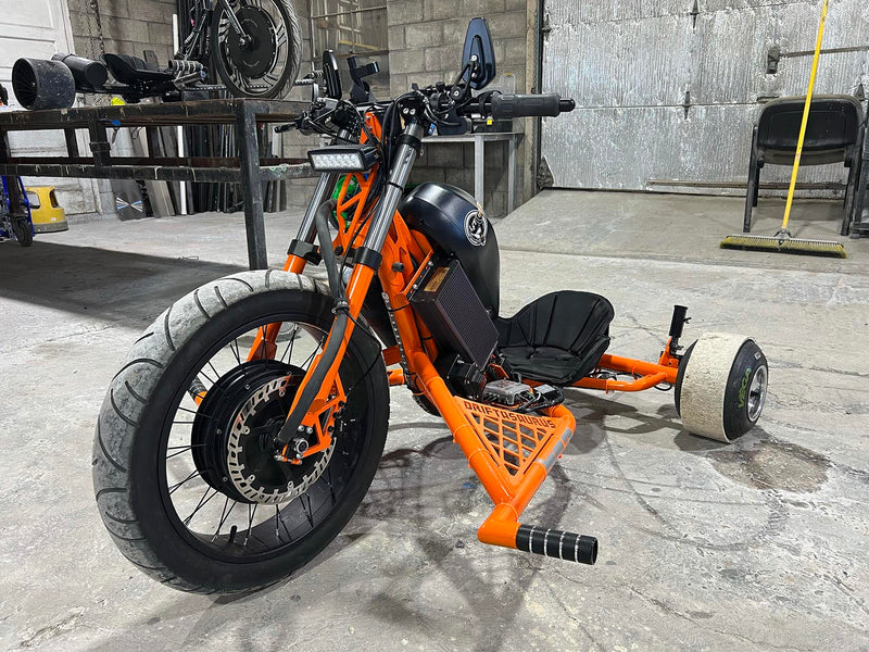 Eclipse Orange Electric Drift Trike!