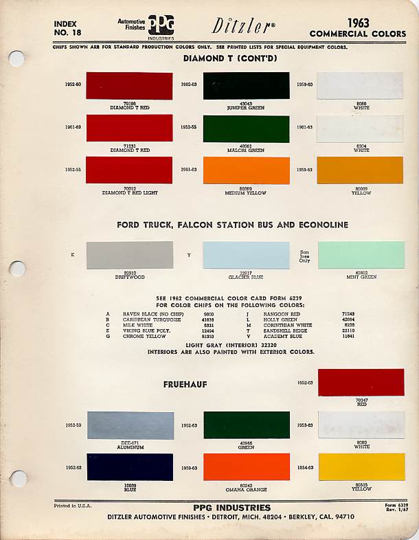 Color F10061 1966 Ford F100 Paint Colors 1966 Ford F100 Troy P. LMC Truck Life