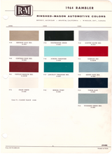 Load image into Gallery viewer, 1960&#39;s AMC/Rambler Paint Colors
