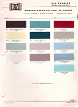 Load image into Gallery viewer, 1960&#39;s AMC/Rambler Paint Colors
