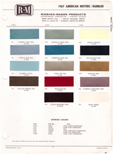 Load image into Gallery viewer, 1960&#39;s AMC/Rambler Paint Colors
