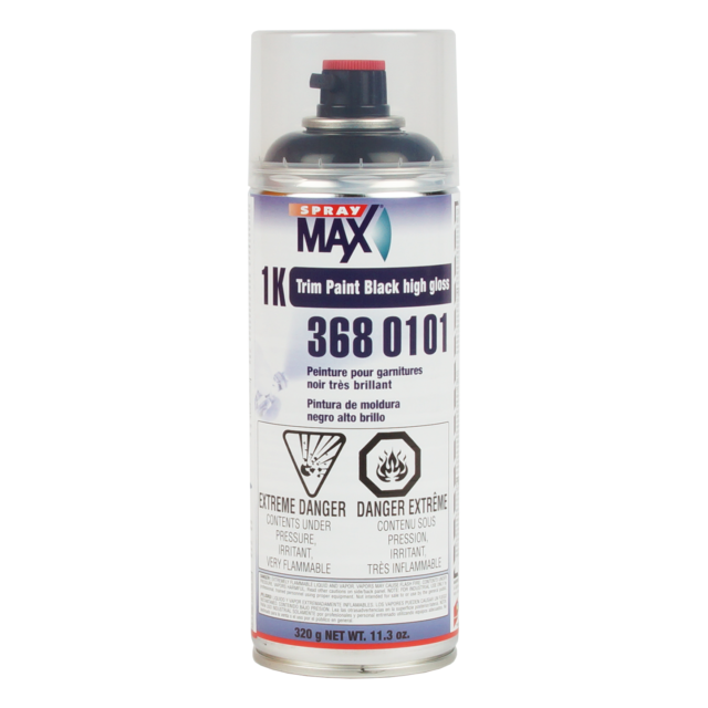 SprayMAX - Auto Trim Spray Paint - Black Trim Paint – 66 Auto Color