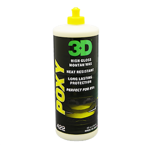 3D - Poxy - High Gloss Montan Wax – 66 Auto Color