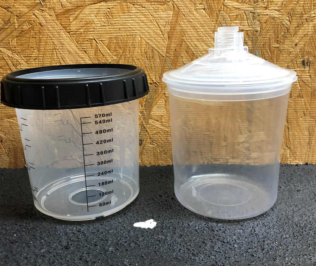 3P - 650mL Disposable Paint Cup Liners - Case of 50