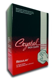 Crystal Clear Tack Cloths, 12-Pack, Cry-Regular – 66 Auto Color