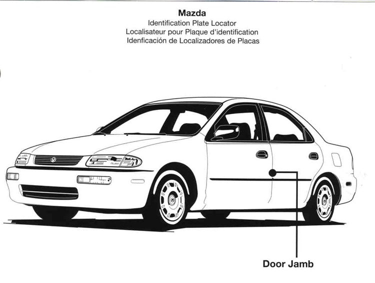 マコト確認ページ How To Find Mazda Paint Codes – 66 Auto Color