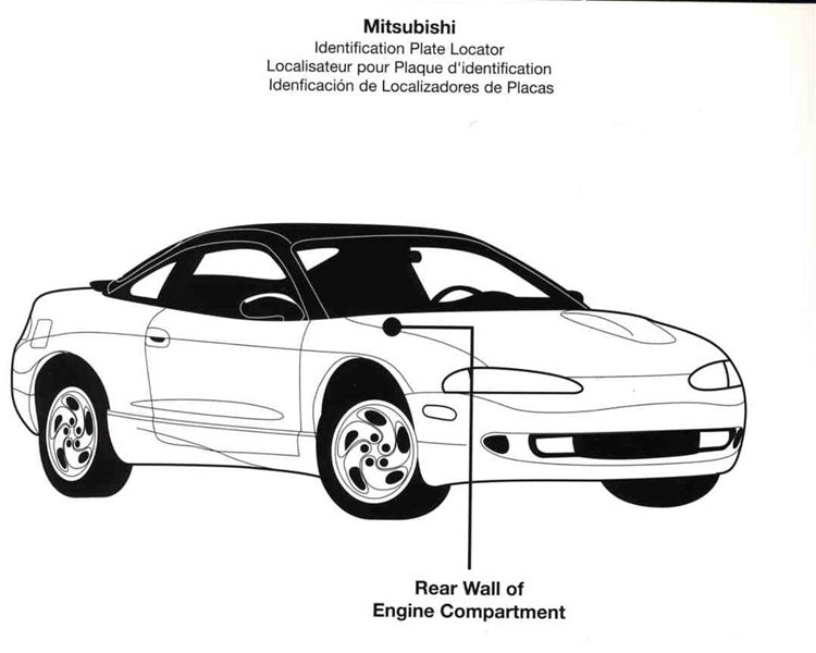 How To Find Mitsubishi Paint Codes