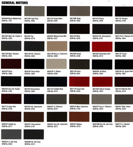SEM Car Interior Paint for Plastic, Vinyl, Leather & Fabric – 66 Auto Color