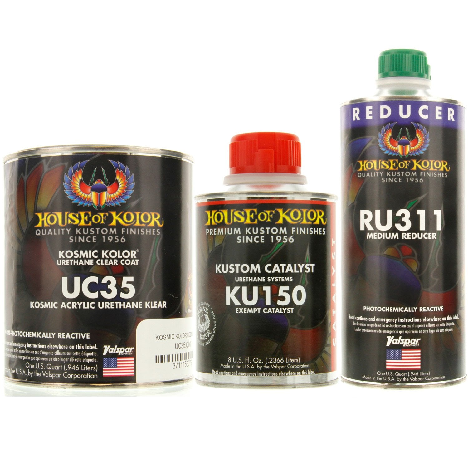 House of Kolor Kosmic Kolor 塗料セット House of Kolor UC35 Kosmic Clear Coat Kit – 66 Auto Color