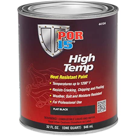 POR-15 - 44104 - High Temp Heat Resistant Paint – 66 Auto Color