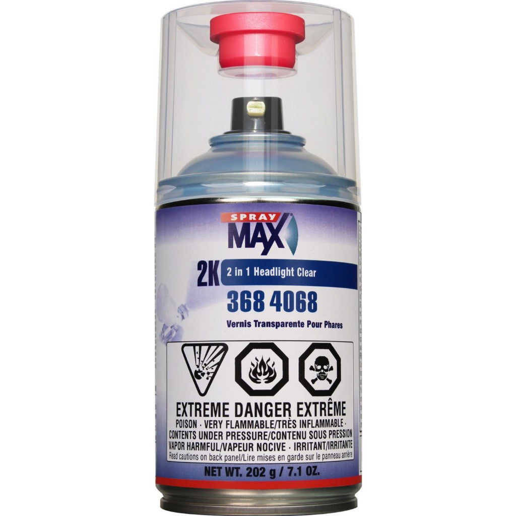 SprayMAX 2K 2-in-1 Headlight Clear Coat – 66 Auto Color